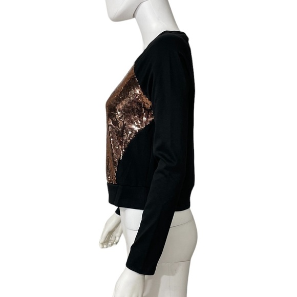 Sparkle Black Rose Gold Sequins Sweater
New - Picture 4 of 5